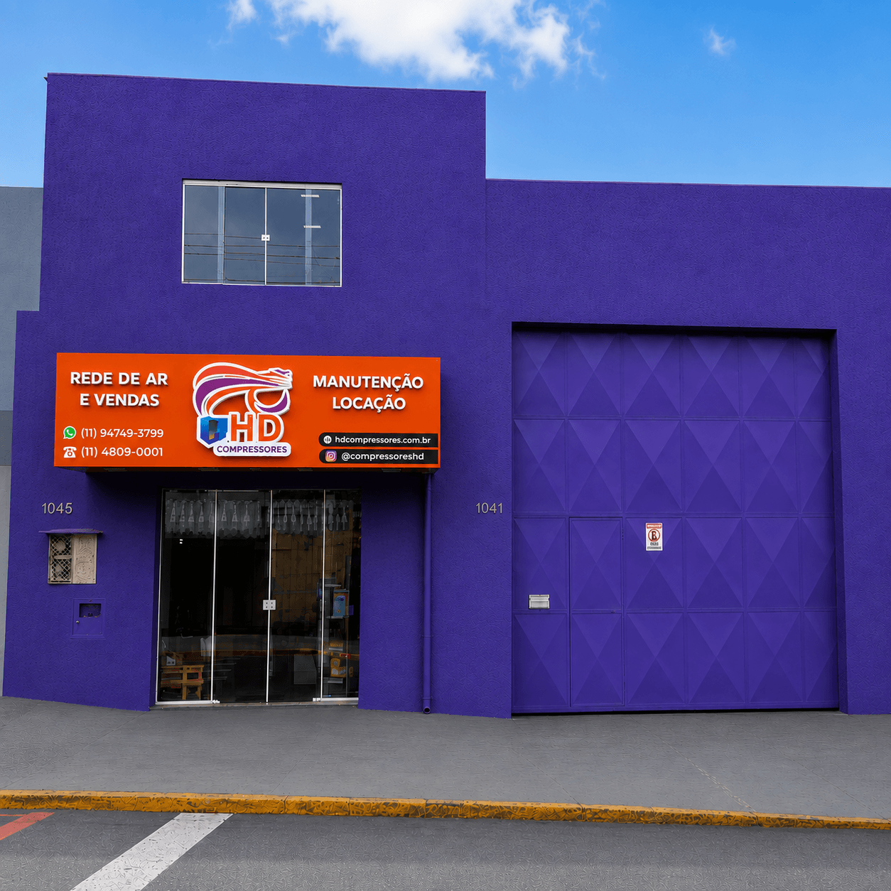 Fachada HD Compressores Várzea Paulista